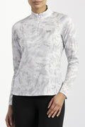 PXG Women's 1/4 Zip Essential FW Camo White Pullover
