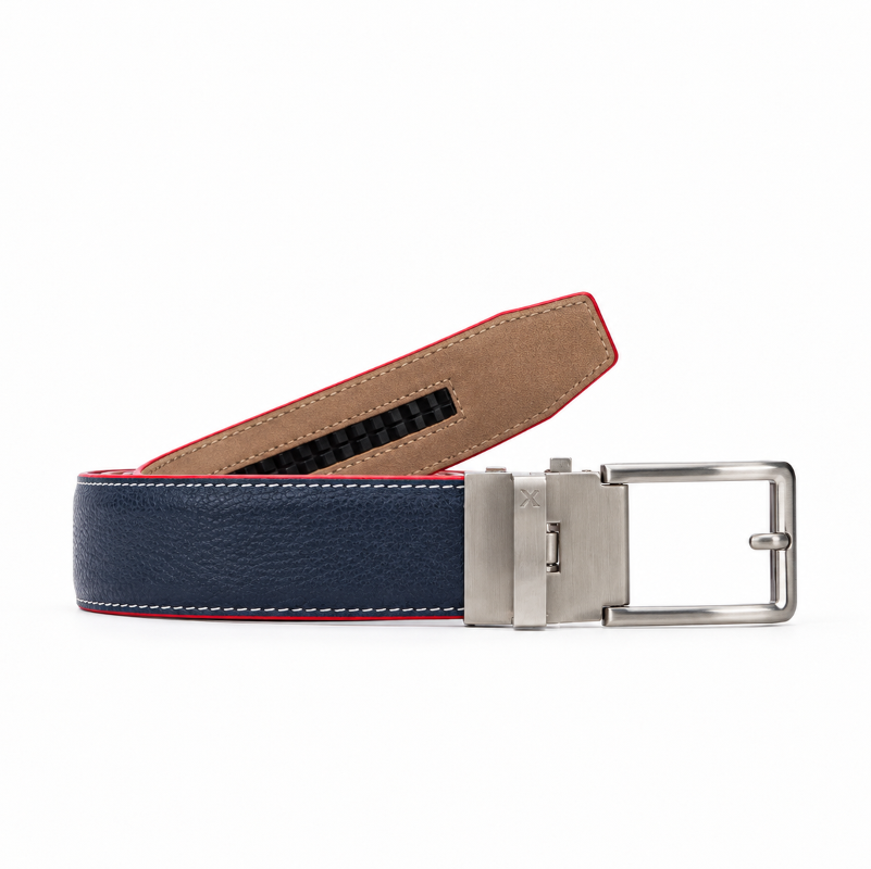 Boxto Full Grain Belt Navy Blue