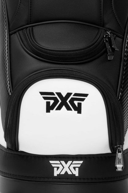 PXG Den Caddy Bag - Black/White