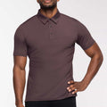 PXG Men's AF BP Signature Aubergine Polo