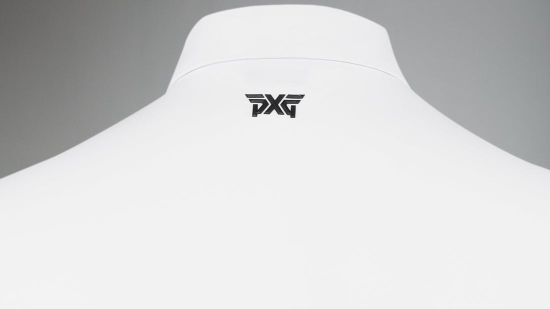 PXG Men's CF BP Signature White Polo