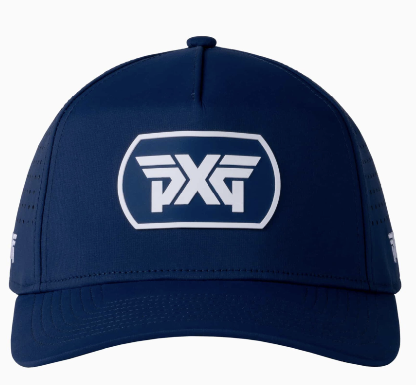 PXG Dog Tag Snapback / Navy & White