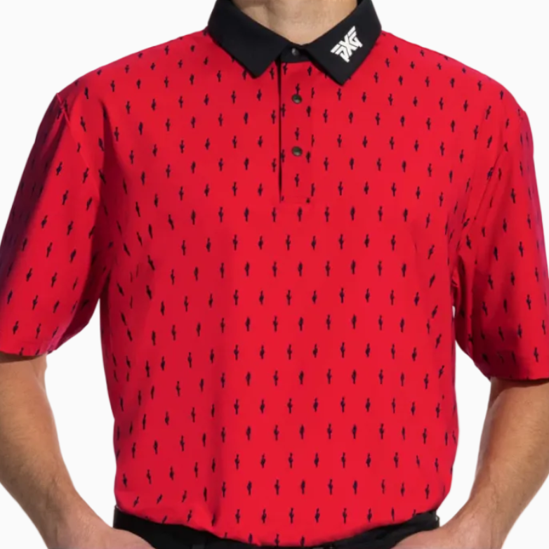 PXG Men's AF Cactus Red Polo