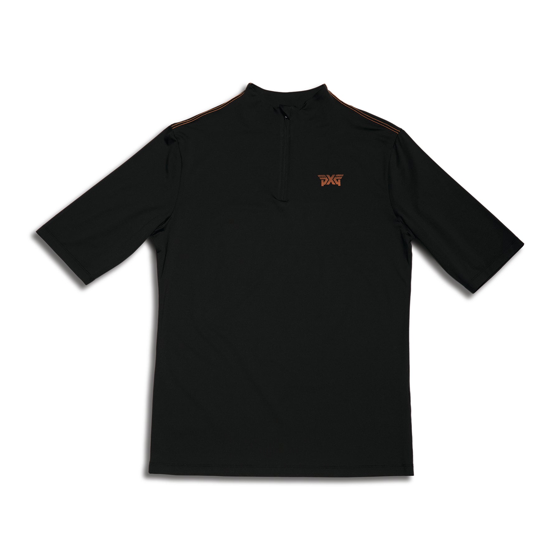 PXG Men's SS Mock Neck Tee Black