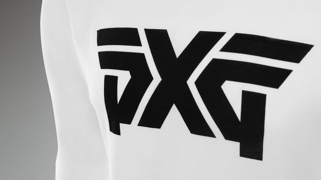 PXG Men's LS Standard Logo T Shirt White