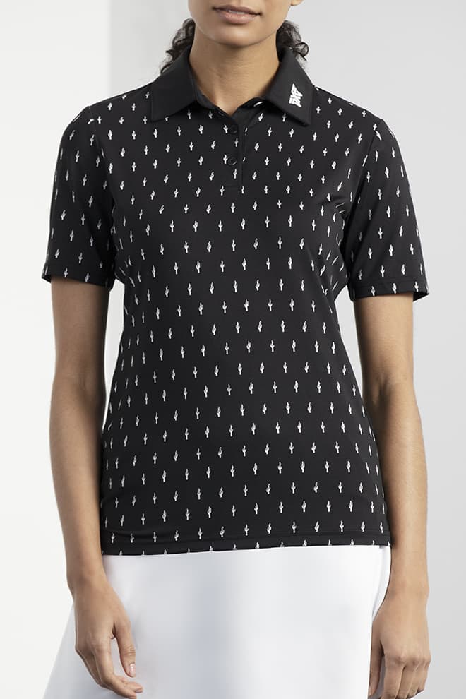 PXG Women's Cactus Black Polo