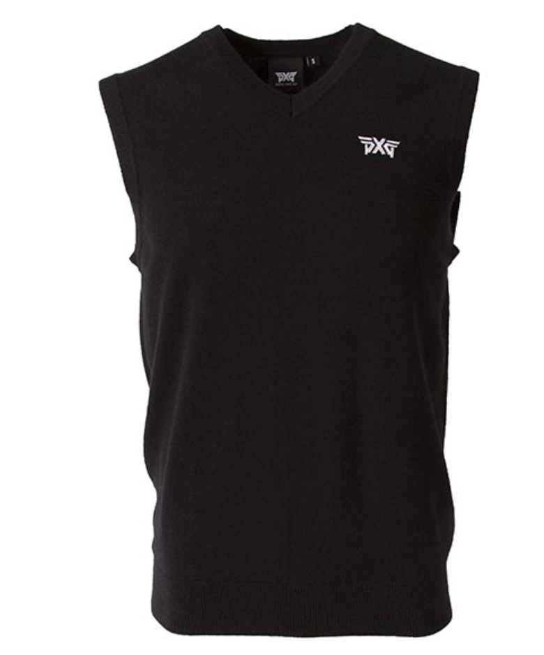 PXG Men's Cashmere Black Vest