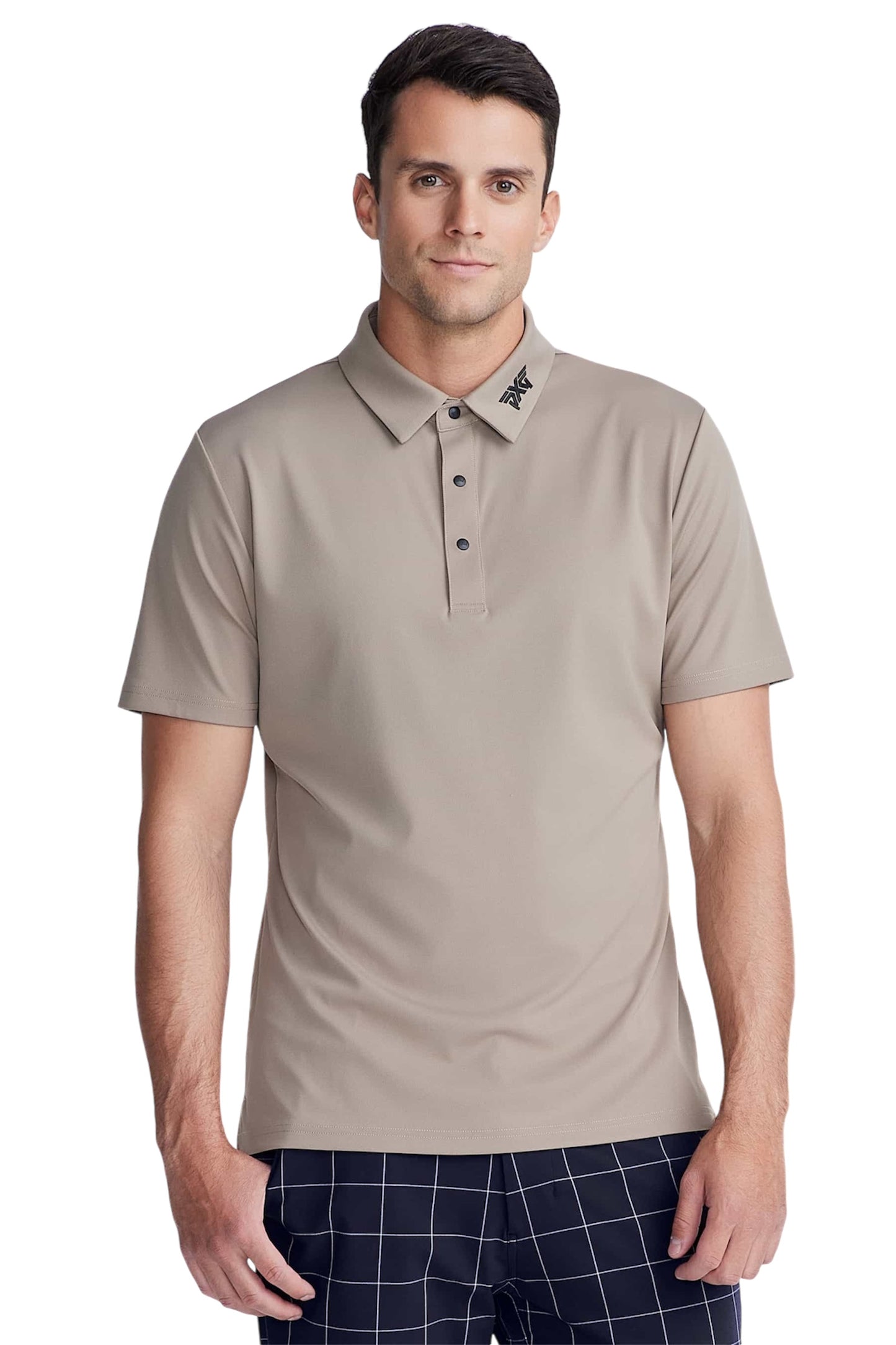 PXG Men's AF BP Sport Taupe Polo