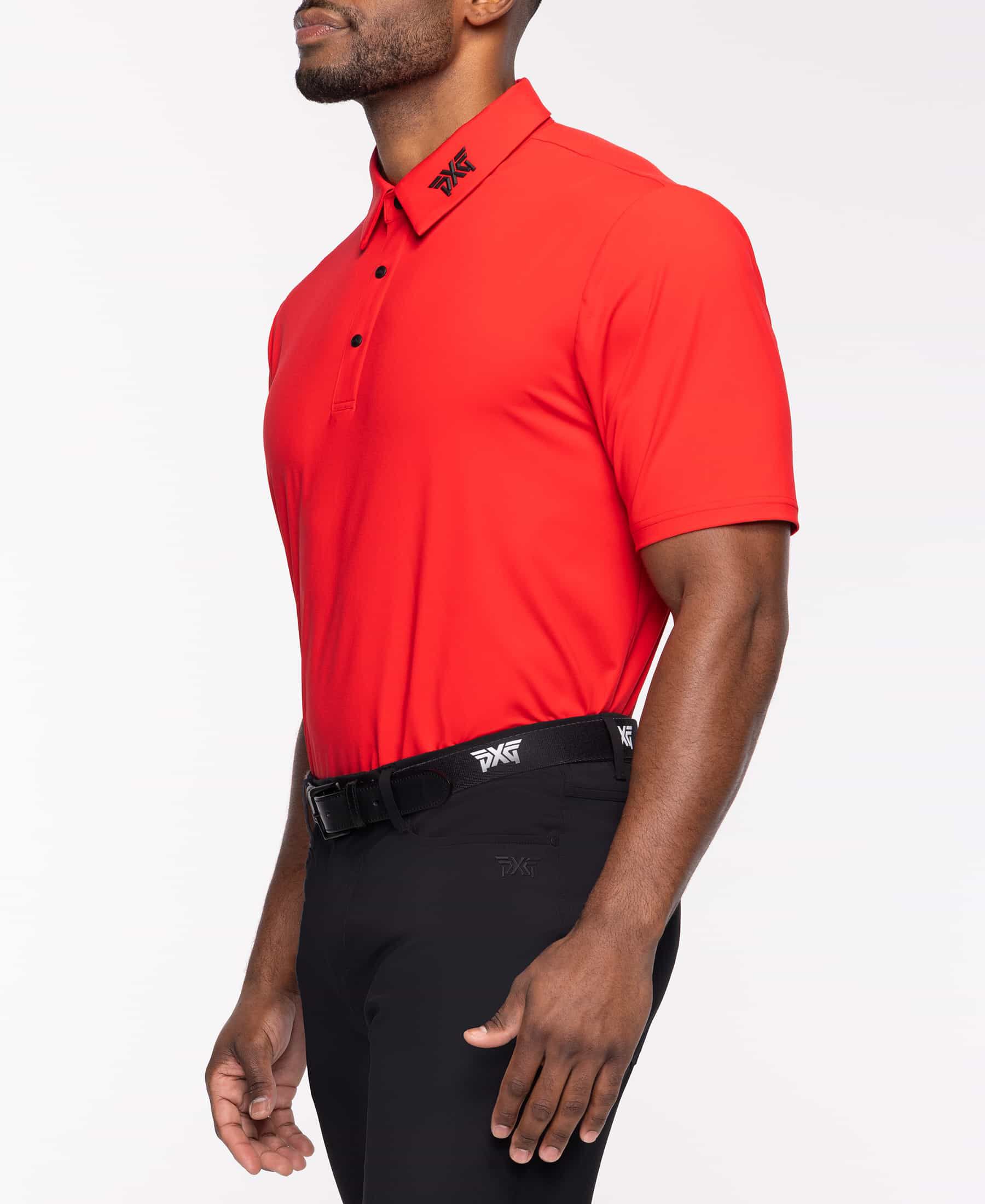 PXG Men's AF BP Signature Red Polo