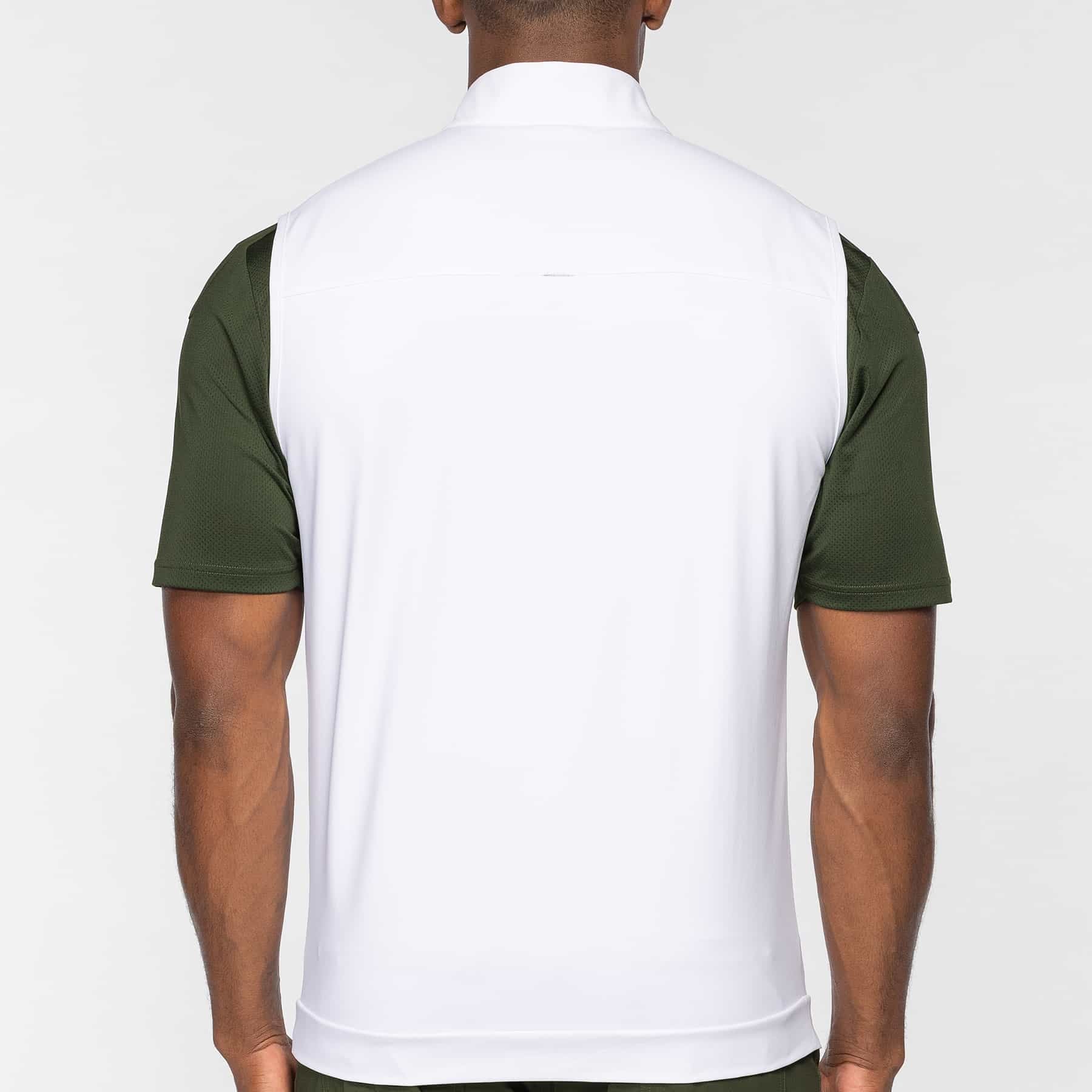 PXG Men's Jersey 1/4 Zip White Vest