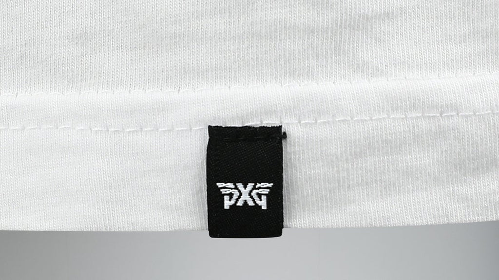PXG Men's LS Standard Logo T Shirt White