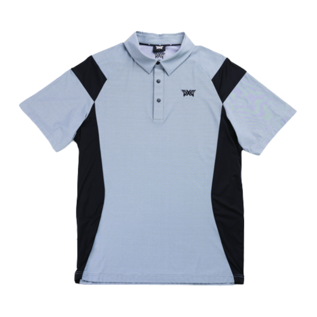 PXG Men's AF Contour Paneled Grey Polo