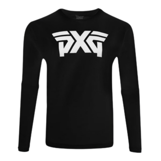 PXG Men's LS Standard Logo T Shirt Black