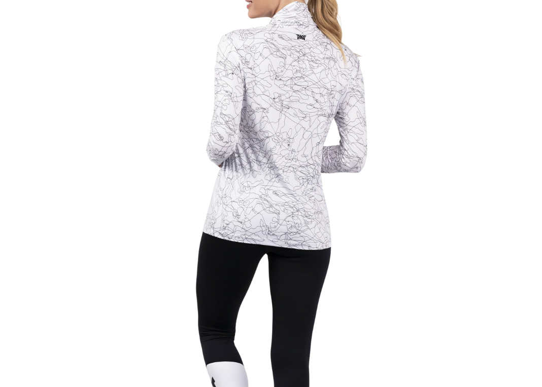 PXG Women's Outline LS White Top