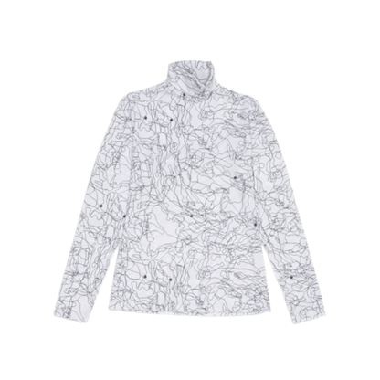 PXG Women's Outline LS White Top