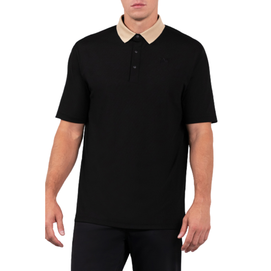 PXG Men's SS Collar Black Polo / M