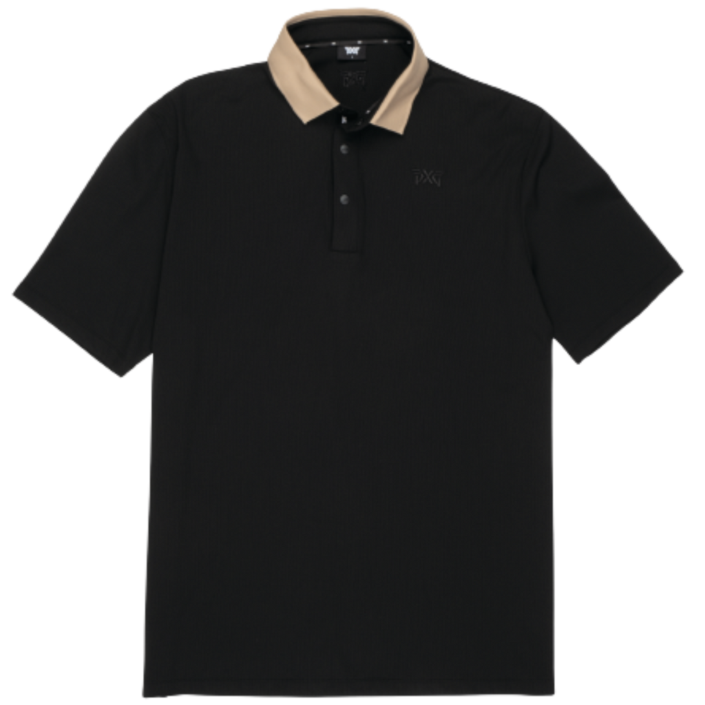 PXG Men's SS Collar Black Polo / M