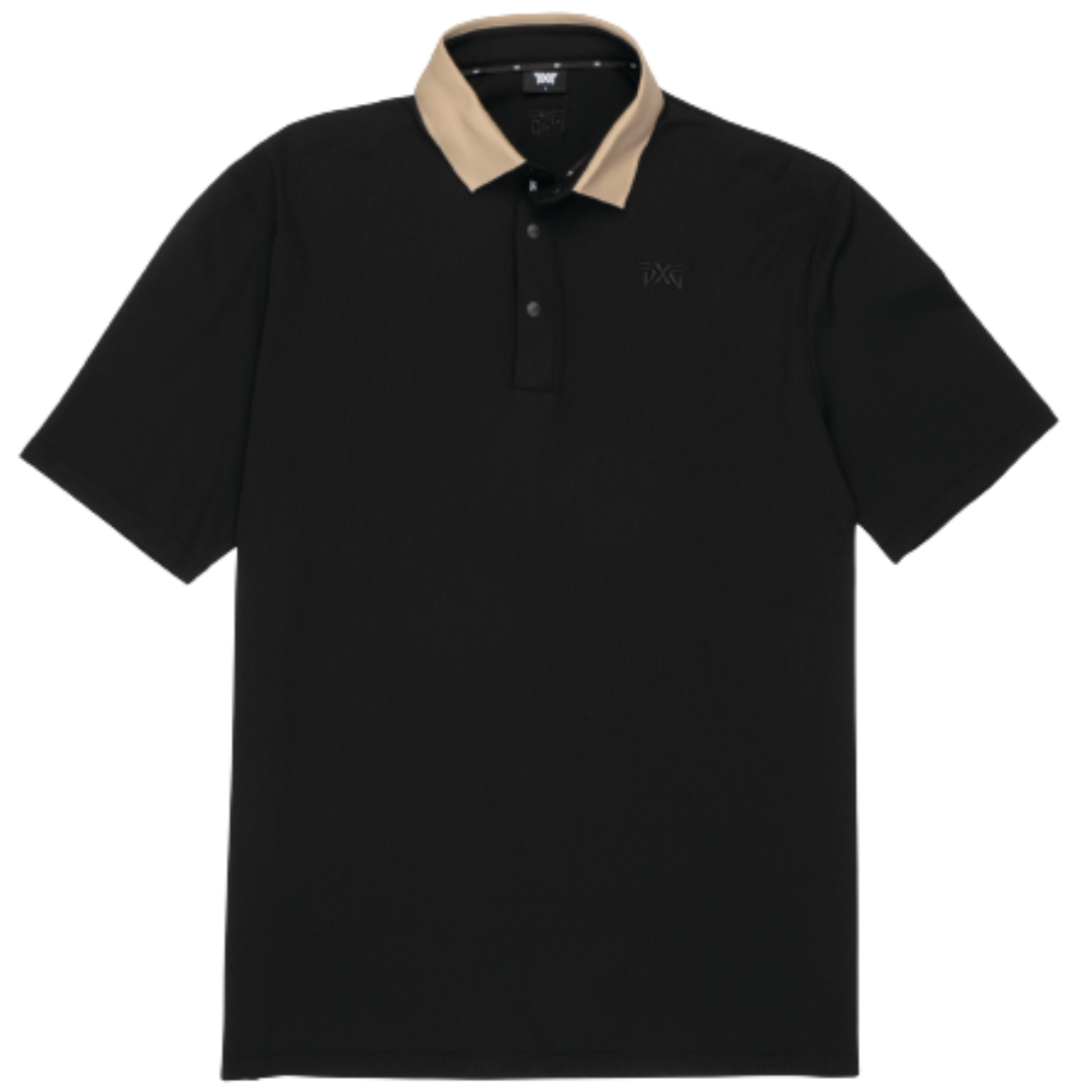 PXG Men's SS Collar Black Polo / M