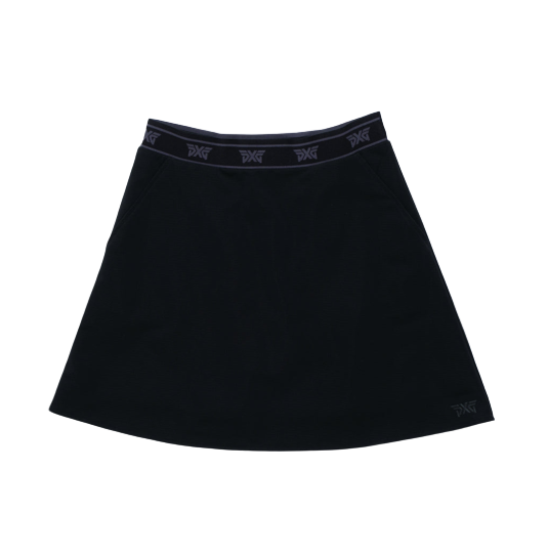 Women's Mesh Flare Skirt Black - PXG MEXICO