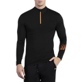 PXG Men's 1/4 Zip Logo Black Pullover