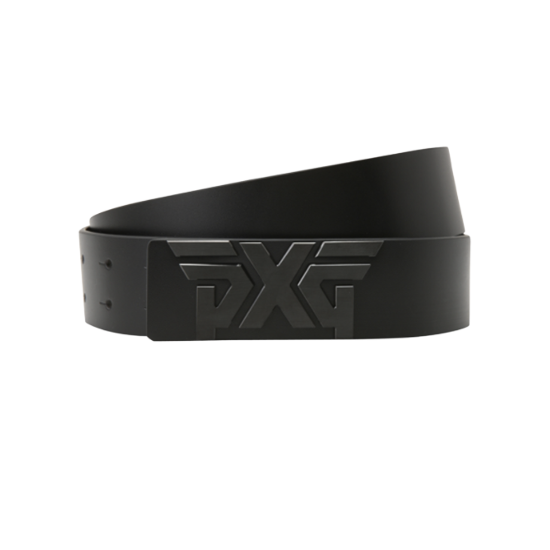 Men's PXG Black Buckle Logo Belt - PXG MEXICO