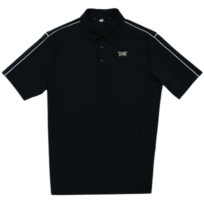 Men's CF Short Sleeve Perforated Polo Black - PXG MEXICO